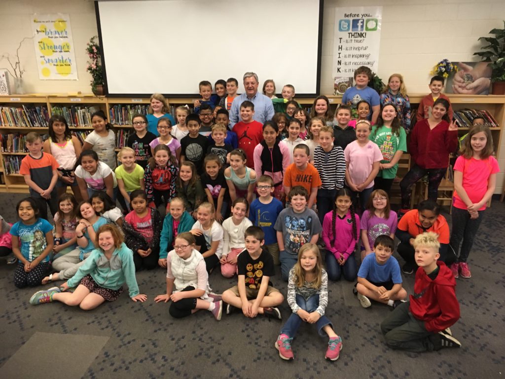 Warsaw Mayor Joe Thallemer visits Jefferson Elementary - News Now Warsaw