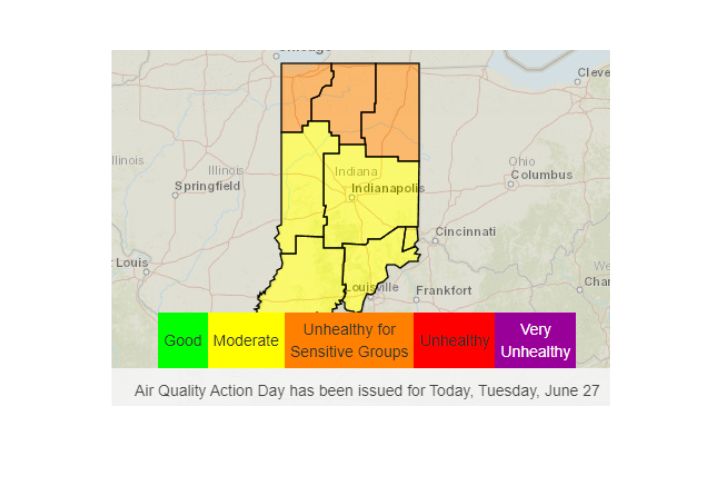 Air quality alert today for northern Indiana - News Now Warsaw